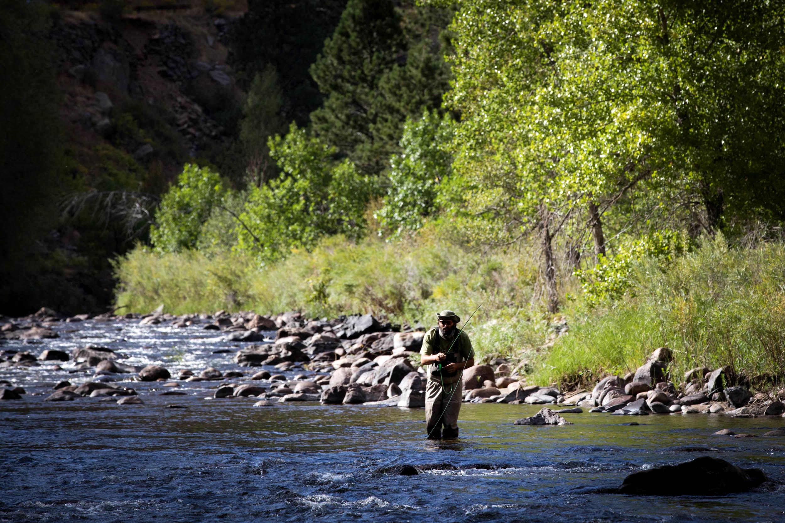 Flyfishing on the Poudre River