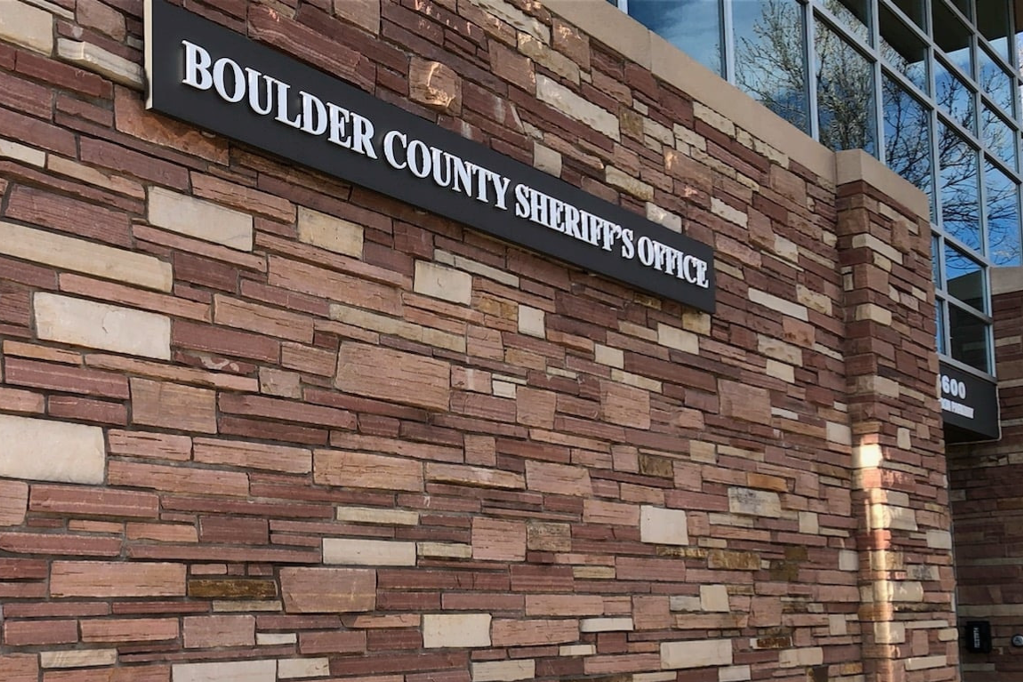 Boulder County Sheriff's Office sign