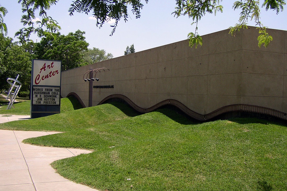 An exterior photo of the Art Center of Western Colorado.
