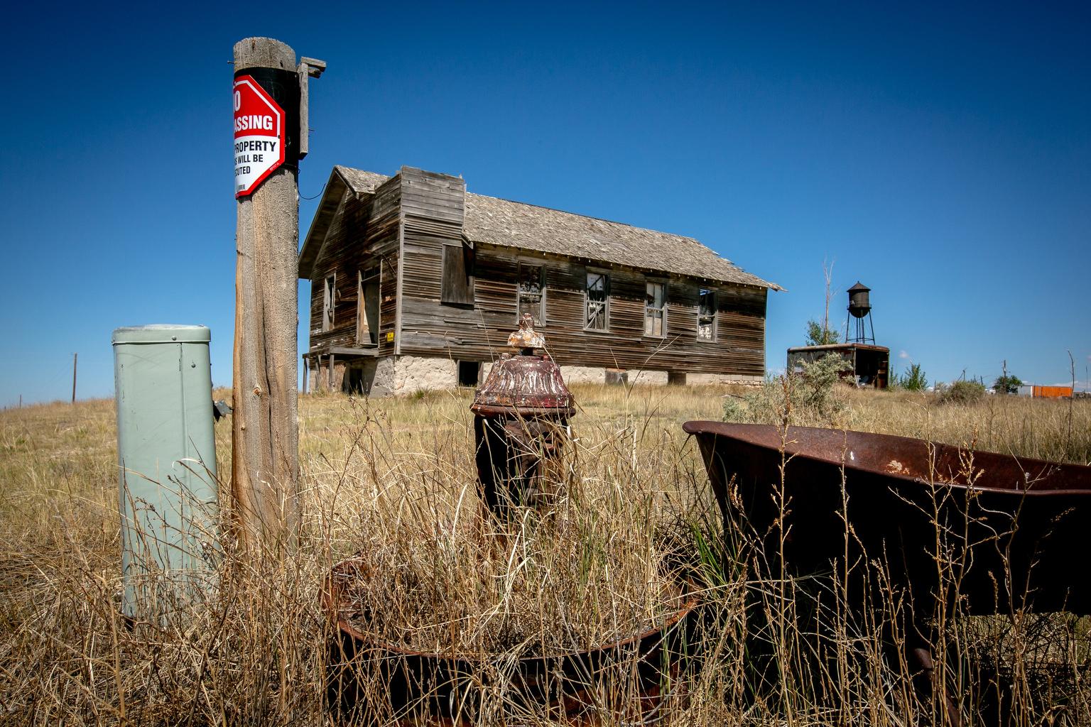 KEOTA GHOST TOWN ON EASTERN PLAINS