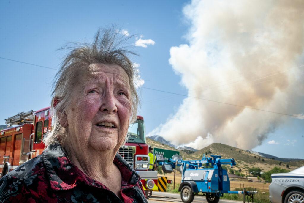 Alexander Mountain Fire burns in foothills west of Loveland