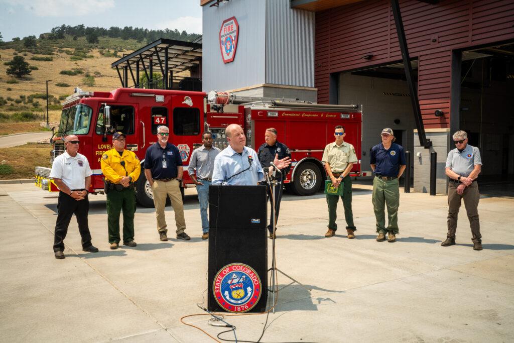 POLIS TOURS ALEXANDER MOUNTAIN WILDFIRE OPERATIONS