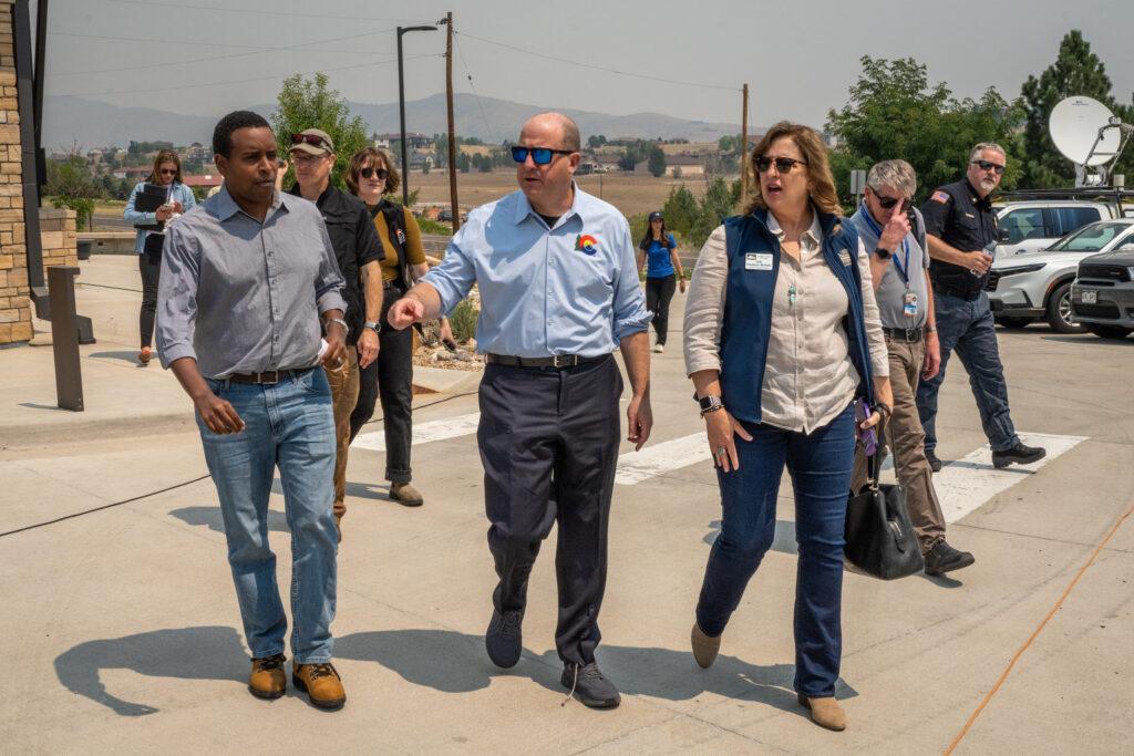 POLIS, NEGUSE, TOUR ALEXANDER MOUNTAIN WILDFIRE OPERATIONS