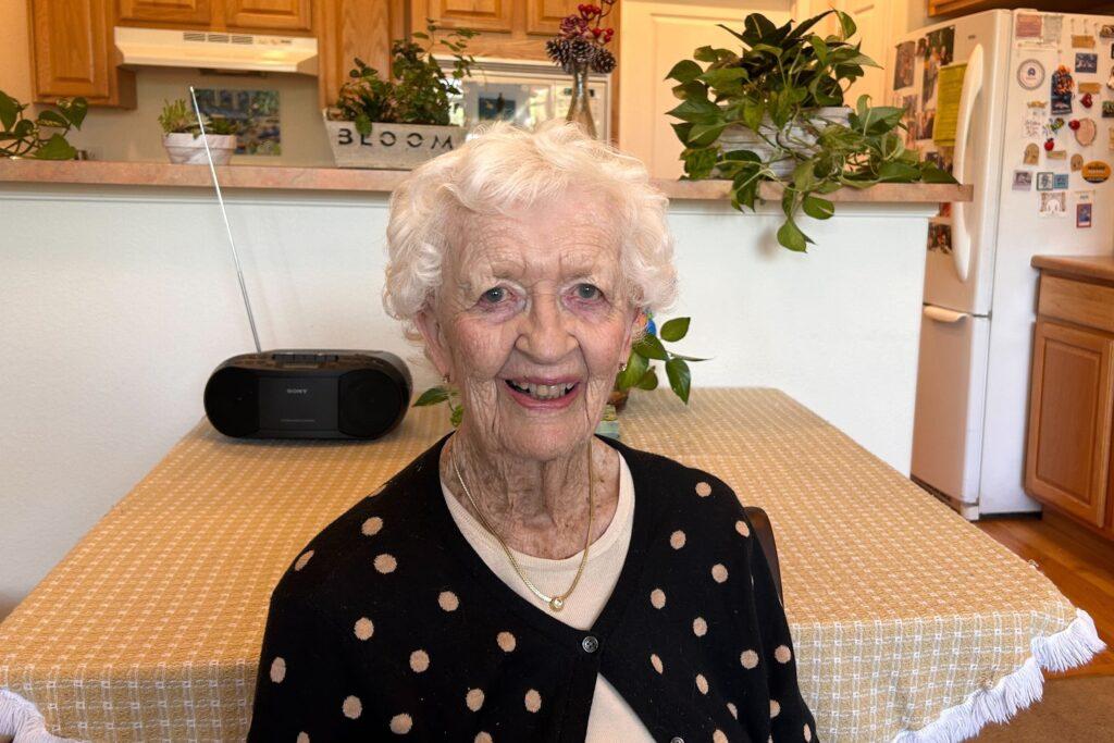 Nancy Tipton as seen in her apartment at Holly Creek in Centennial, Colo.