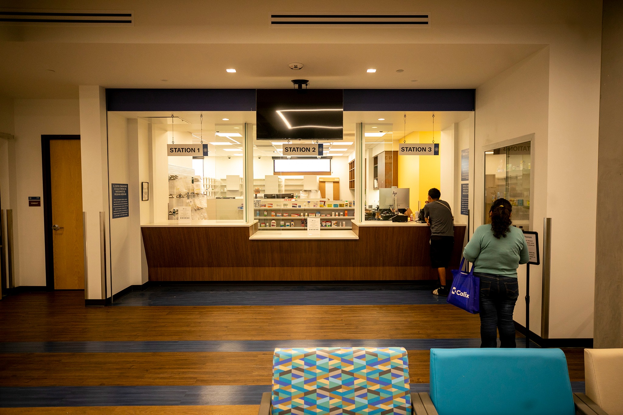 The new pharmacy inside Tepeyac Community Health Center.