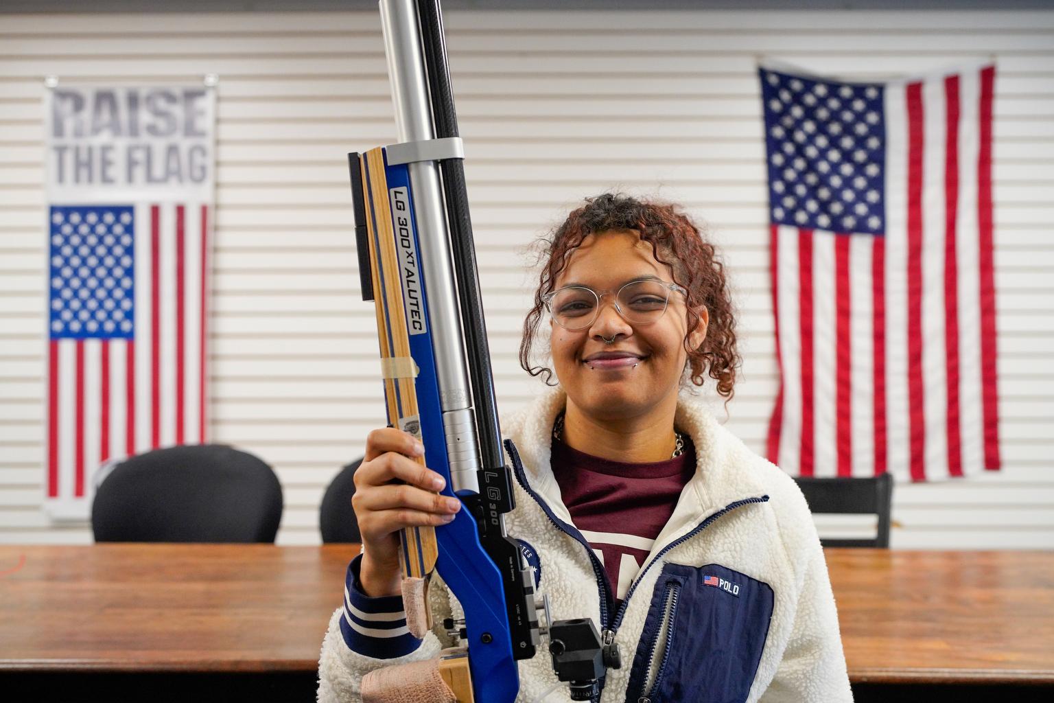 Para Rifle specialist Madison Champion at the U.S. Olympic and Paralympic Training Center