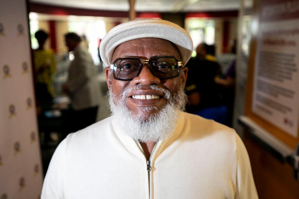 Thomas Mayes attends a meeting of the NAACP branch in Aurora