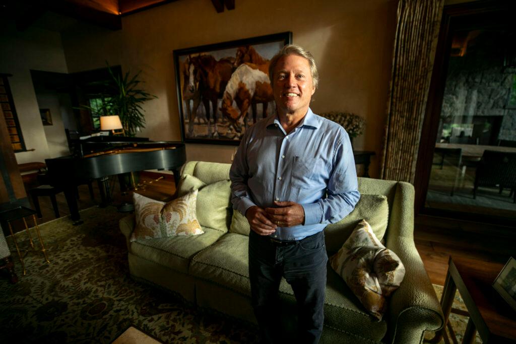 Kent Thiry at his home in Cherry Hills Village. Aug. 7, 2024.