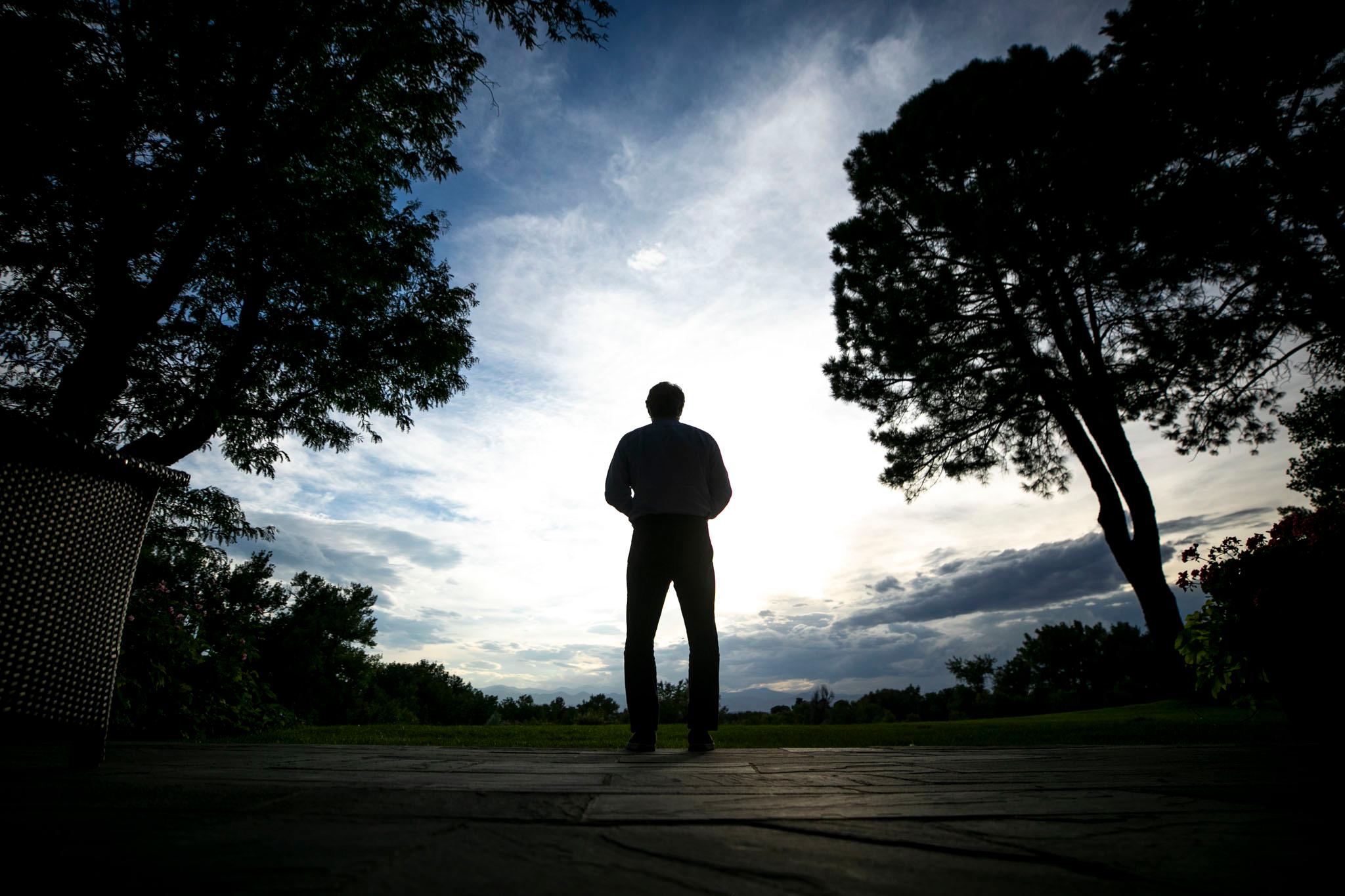 Kent Thiry at his home in Cherry Hills Village. Aug. 7, 2024.