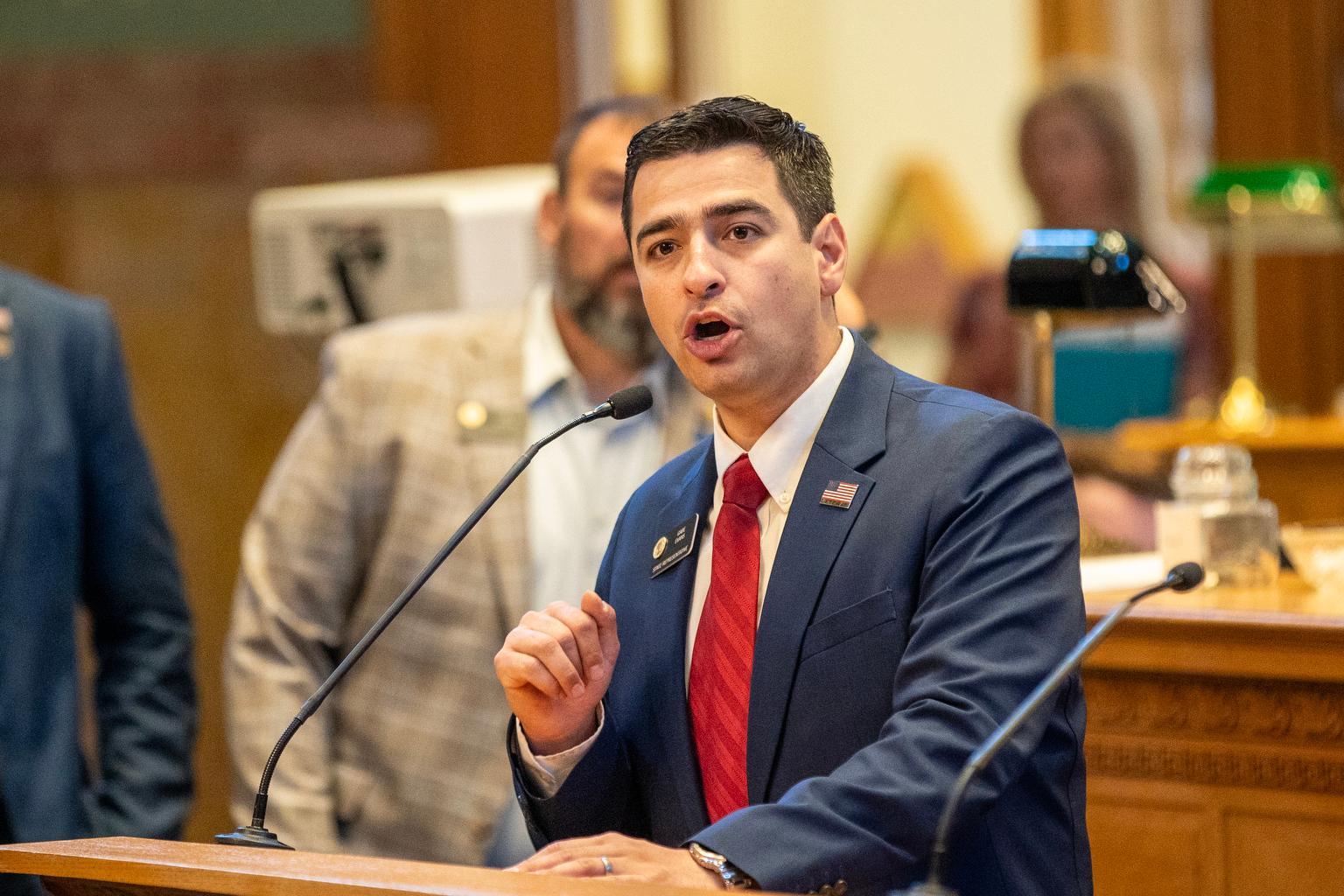 Republican state Rep. Gabe Evans