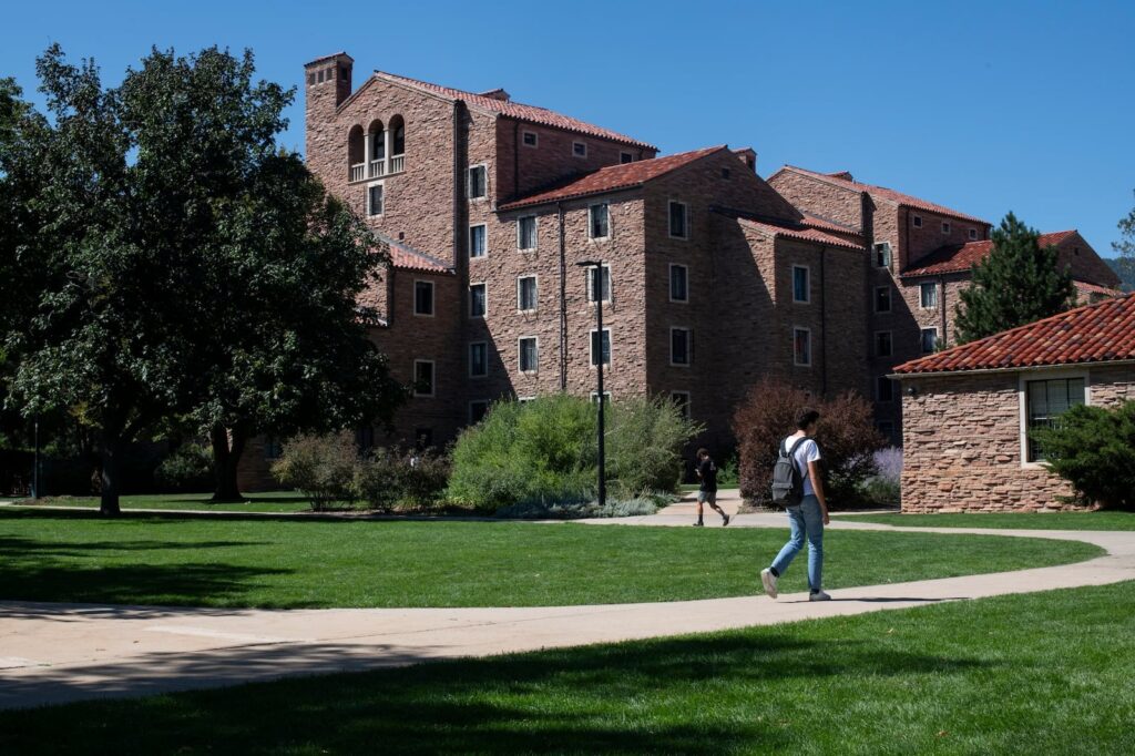 Students at the University of Colorado Boulder.