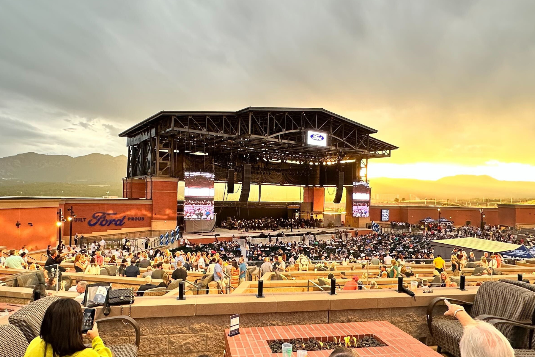 The Ford Amphitheater in northern Colorado Spring