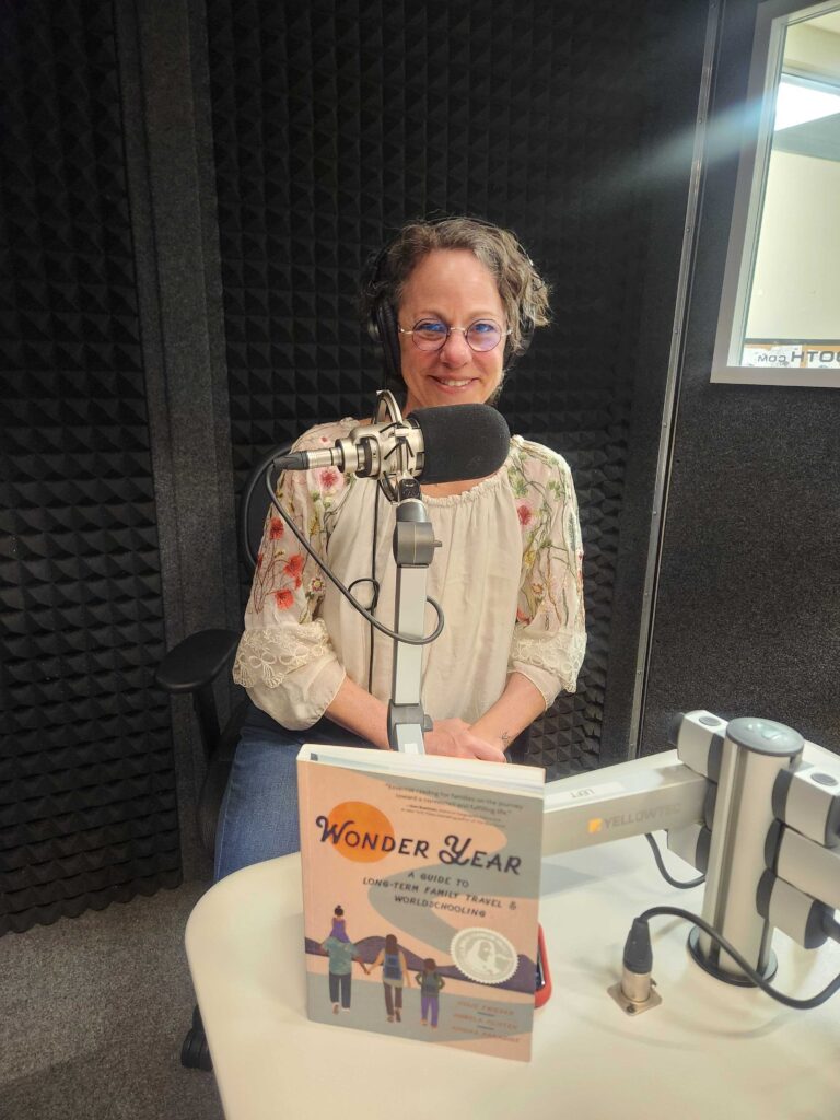 Author Julie Frieder in the CPR News studios.