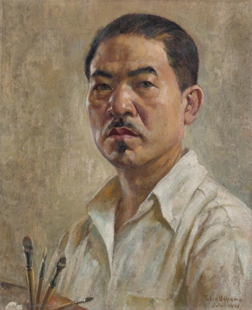 A self portrait painting of artist Tokio Ueyama