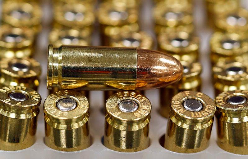 9mm bullets for sale in a gun shop