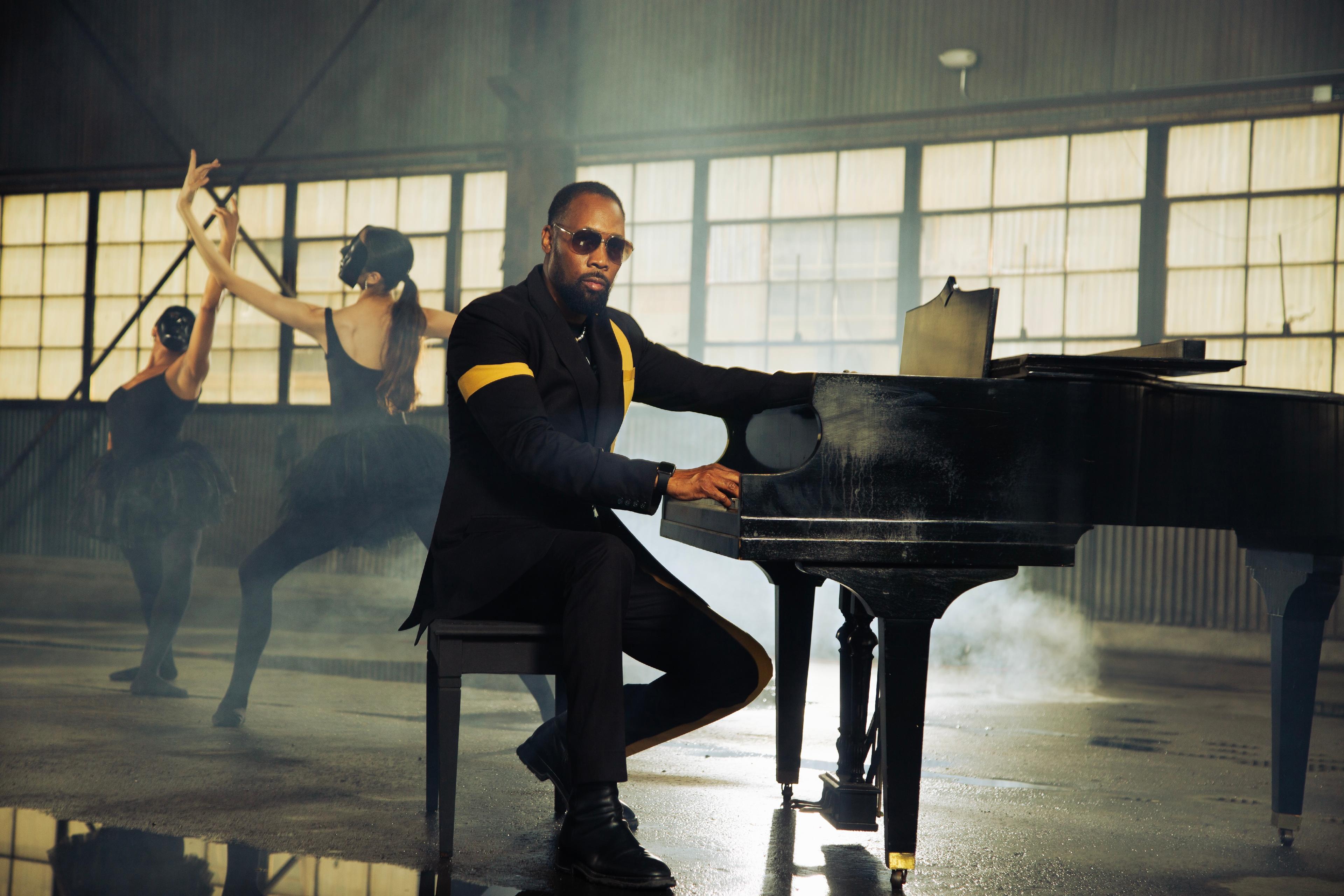 RZA seated at a piano