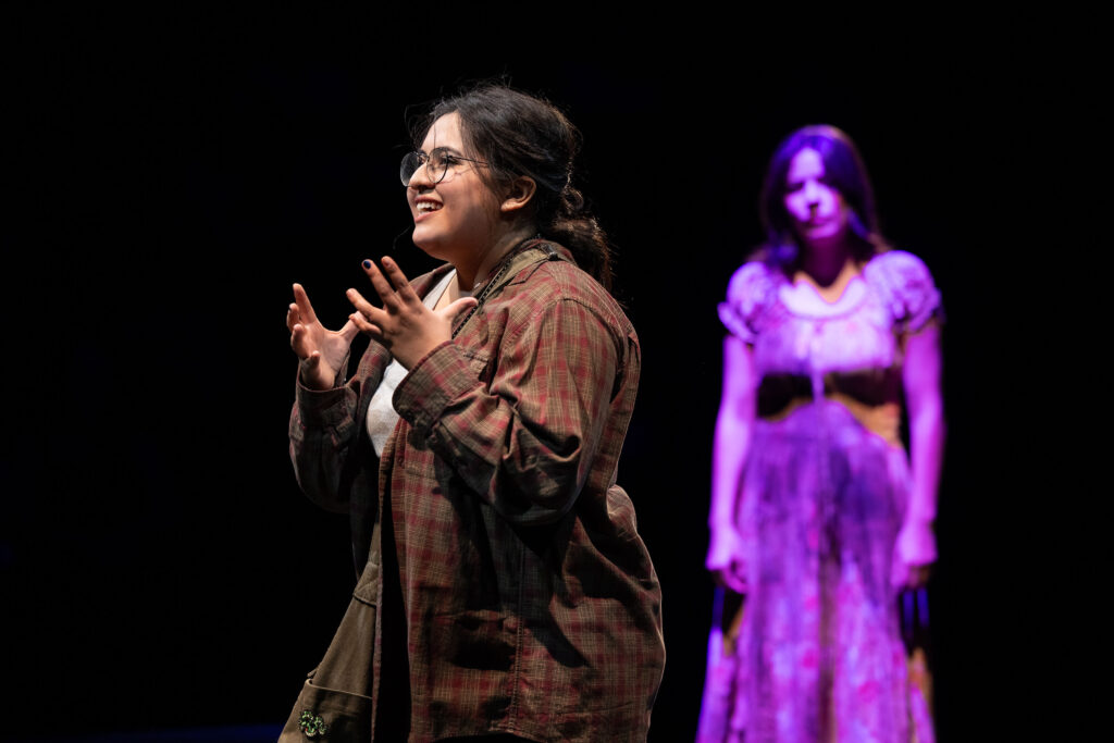 Actor Rosa Isabella Salvatierra plays the teenaged lead in Denver Center Theatre Company production of &quot;I Am Not Your Perfect Mexican Daughter,&quot; Oct. 2024.