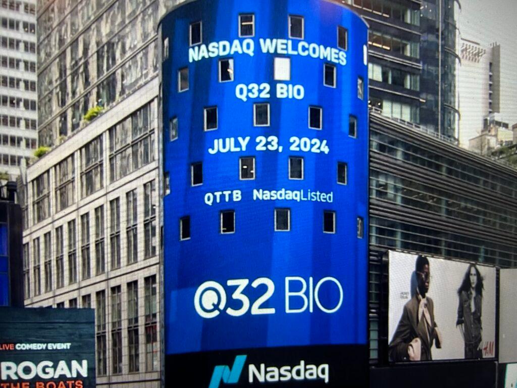 A Nasdaq screen in New York.