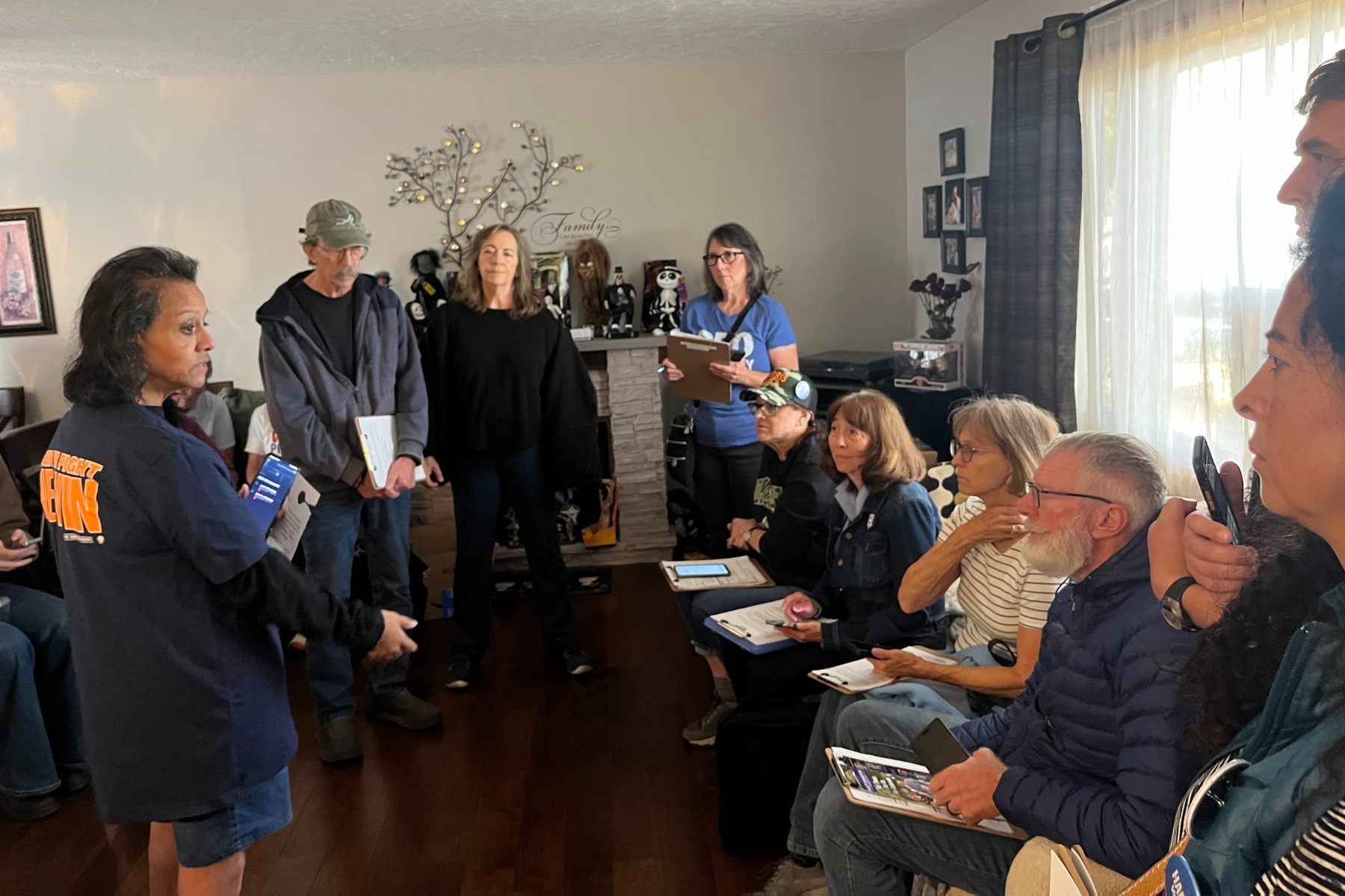 Democratic volunteers gather in Greeley