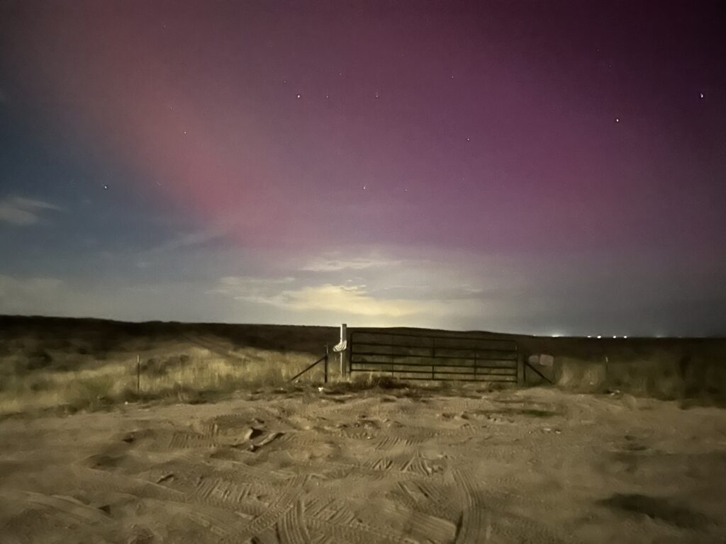 The Northern Lights seen from Roggen Colo