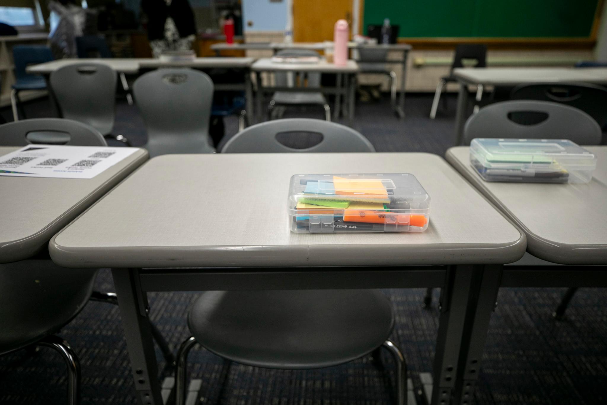 A classroom at Schmitt Elementary in Ruby Hill. Nov. 12, 2024.