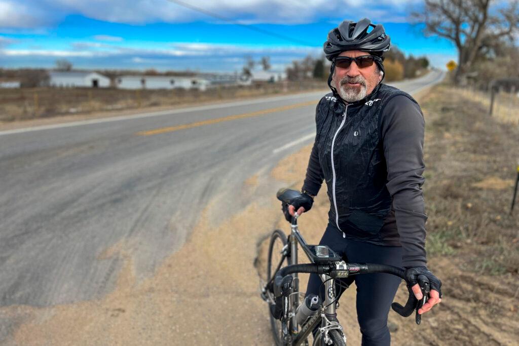 Freddy Blume was out for a ride along Boulder County highways