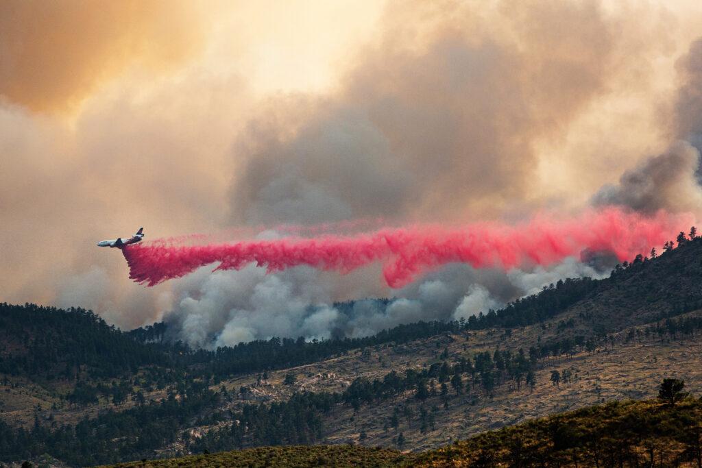 Alexander Mountain Fire burns in foothills west of Loveland