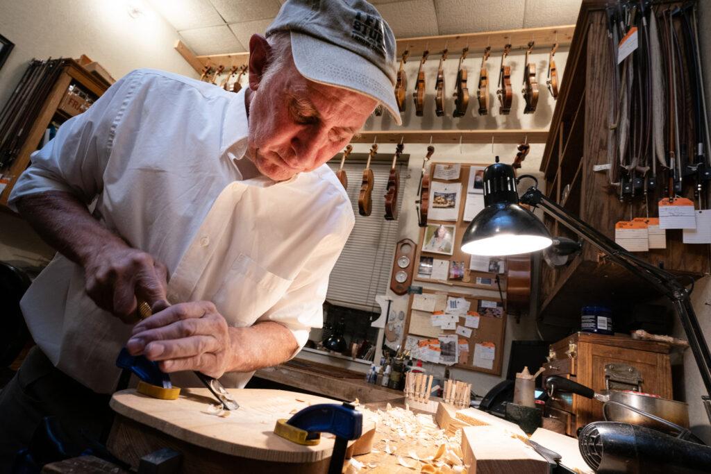 Colorado Springs master violin maker Pablo Mijares