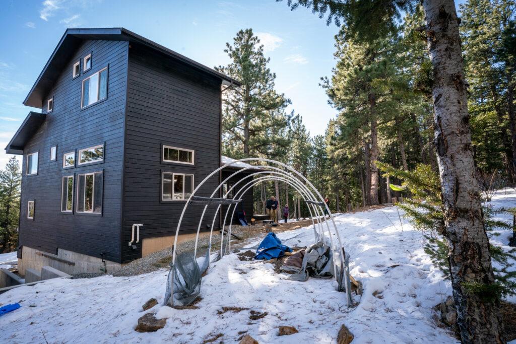 Trish Krajniak and Trevor Donahue's home in Nederland