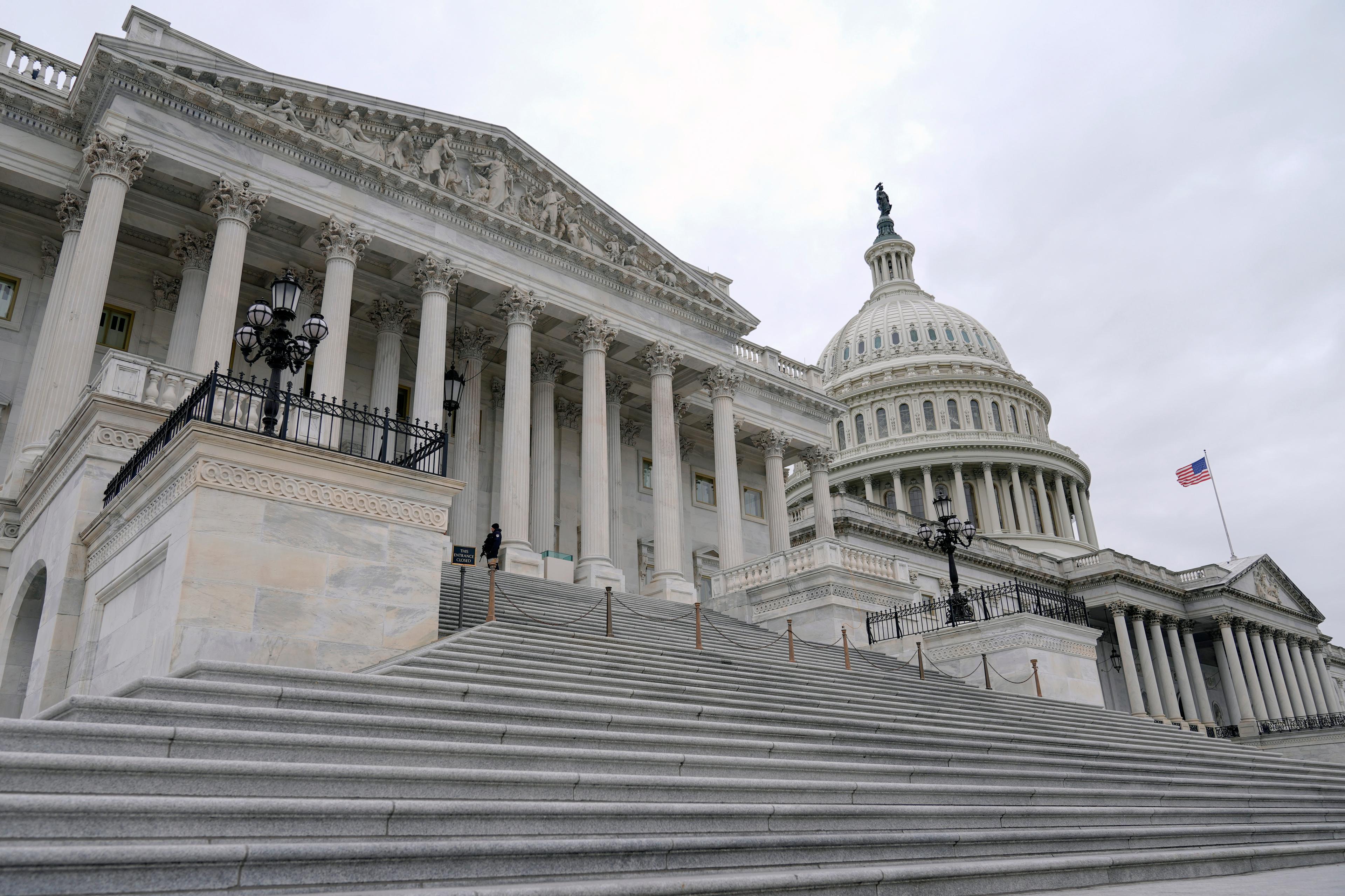 Steps of the U.S. Capitol in Washington D.C.