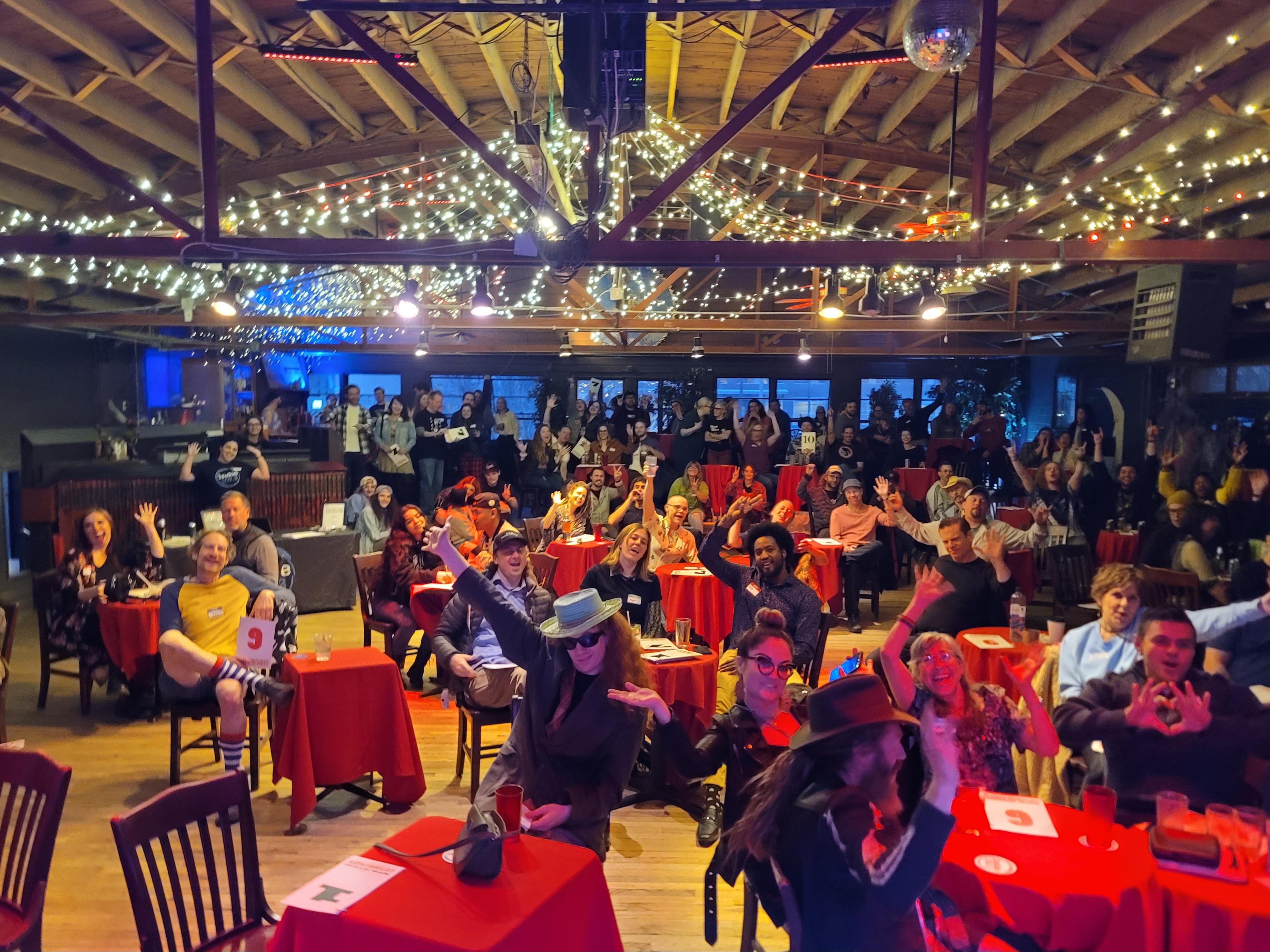 Audience at the Mercury Cafe in Denver