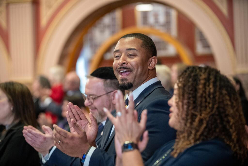 Legislature reconvenews on its opening day at the Capitol