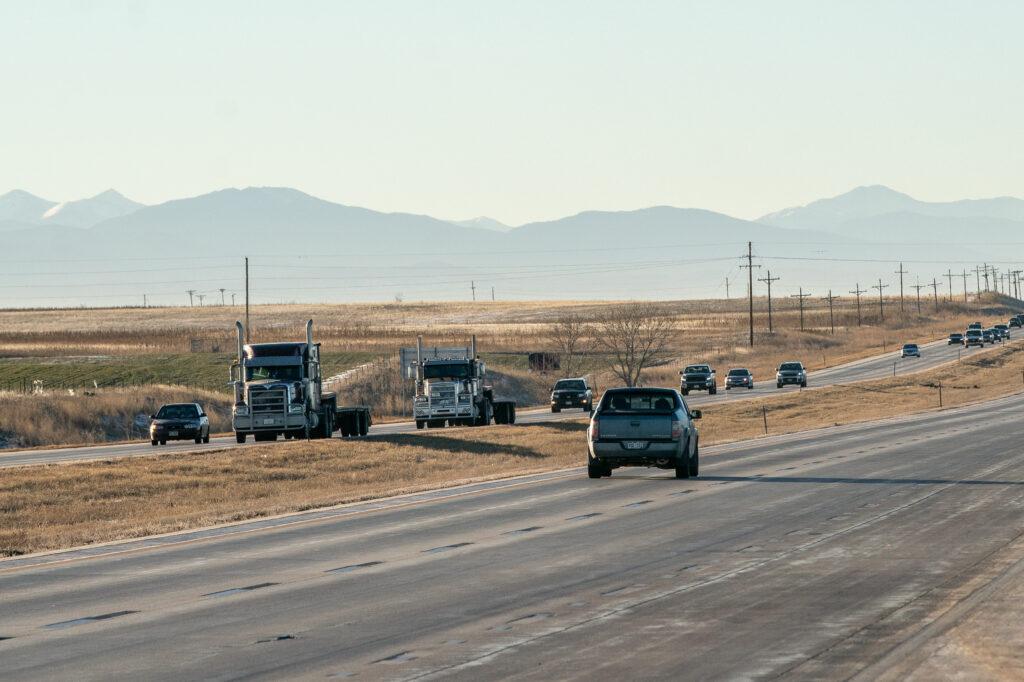 I-70 where Roger Bland's car was damaged