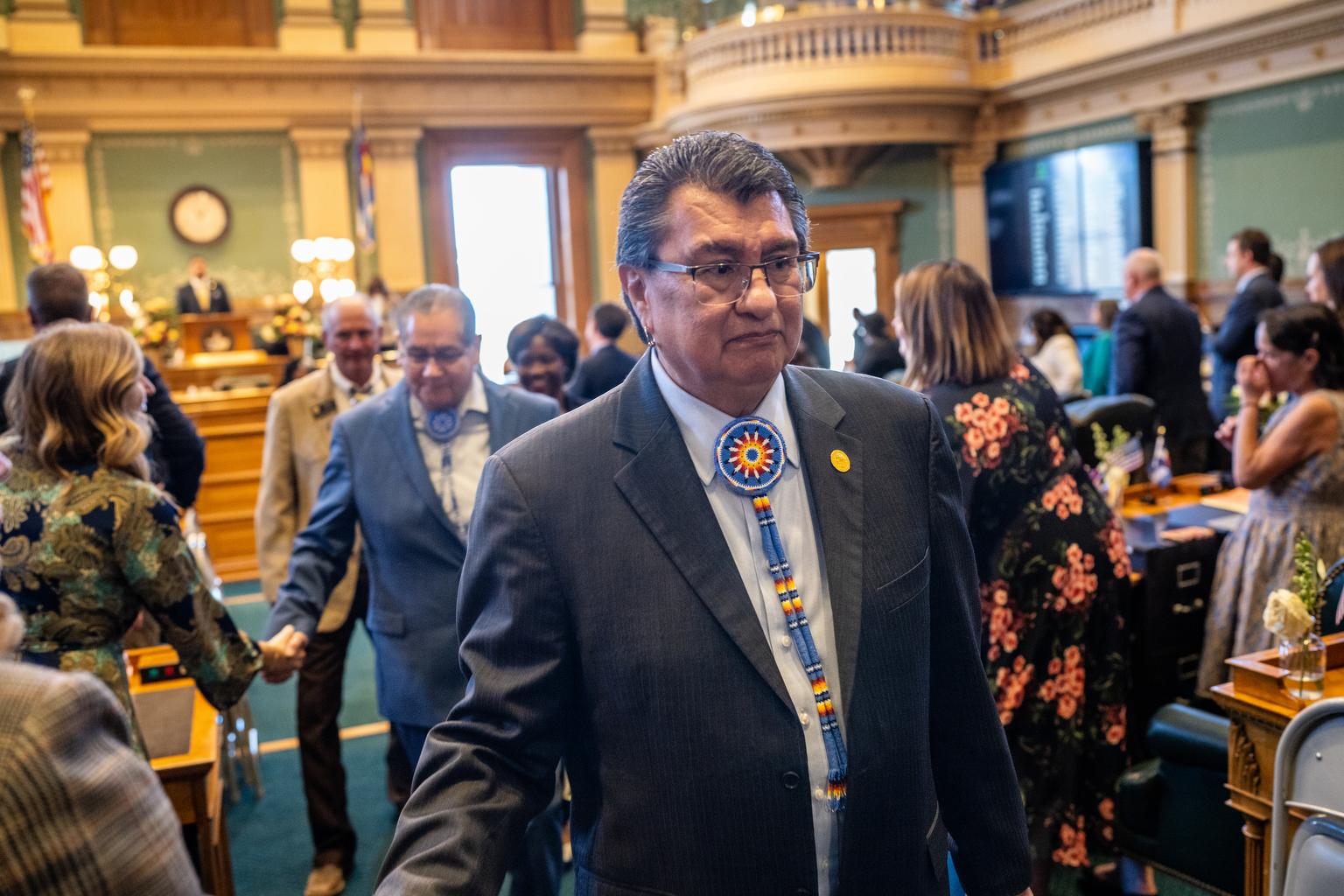 Tribal leaders deliver the State of the Tribes address to Colorado Lawmakers