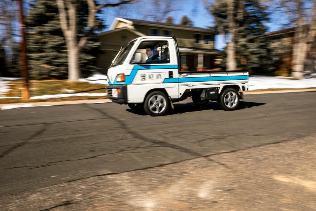 Ryan Albarelli drives Honda kei truck