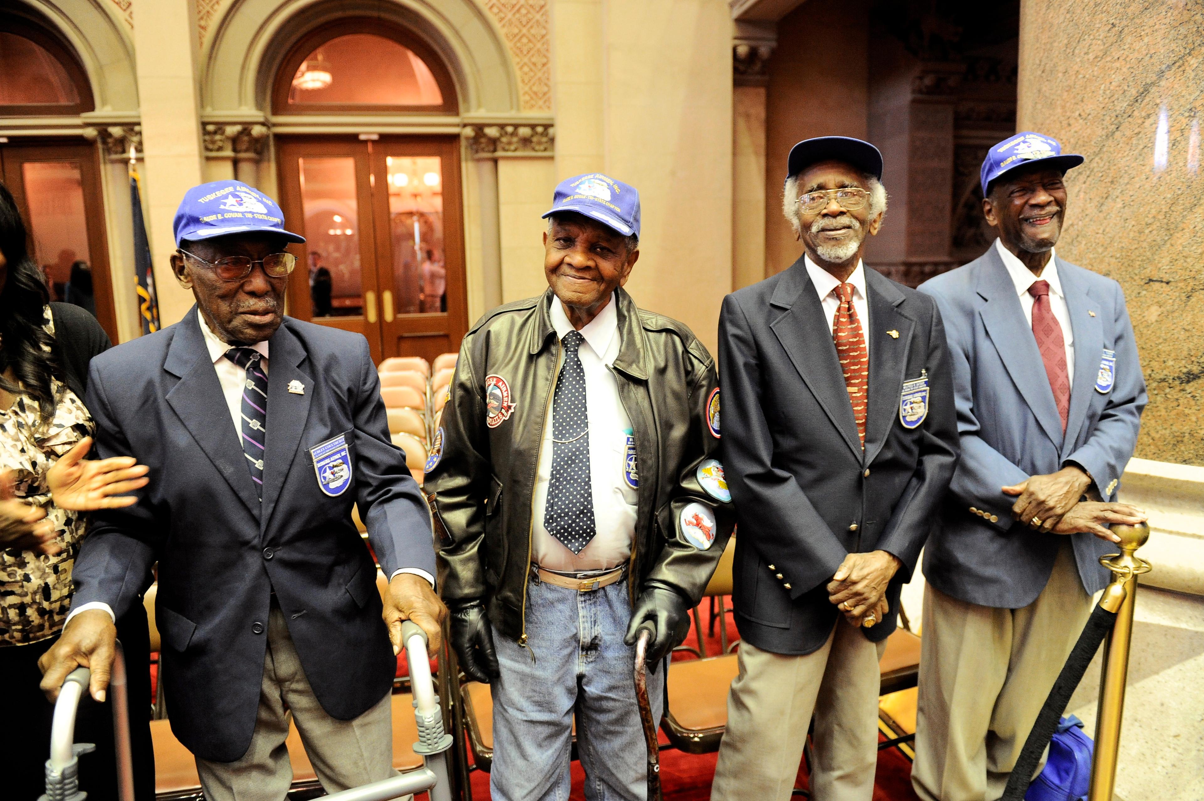 Tuskegee Airmen gather for 75th anniversary ceremony.