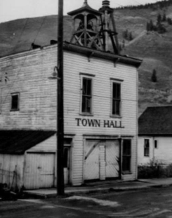 The old Red Cliff Town Hall is pictured in this undated photo.