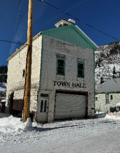 The old Red Cliff Town Hall is pictured in this undated photo.