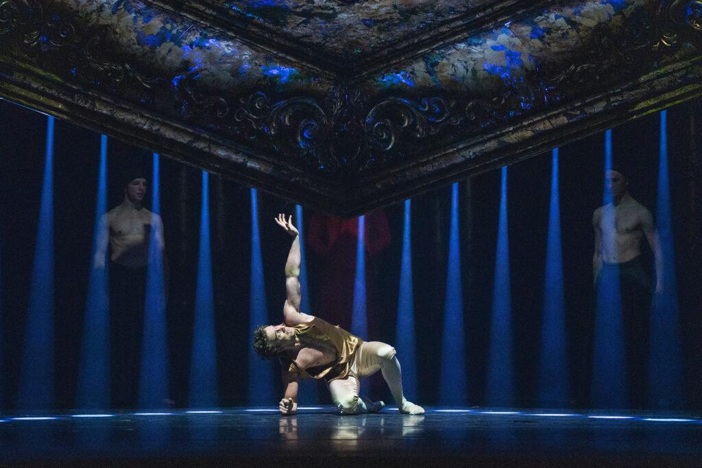 Jonnathan Ramirez performs gracefully on stage, showcasing Colorado Ballet’s Casanova.