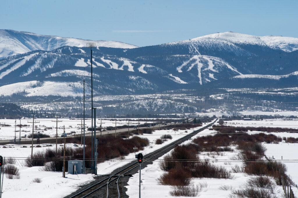 Looking across Middle Park from Granby to Winter Park