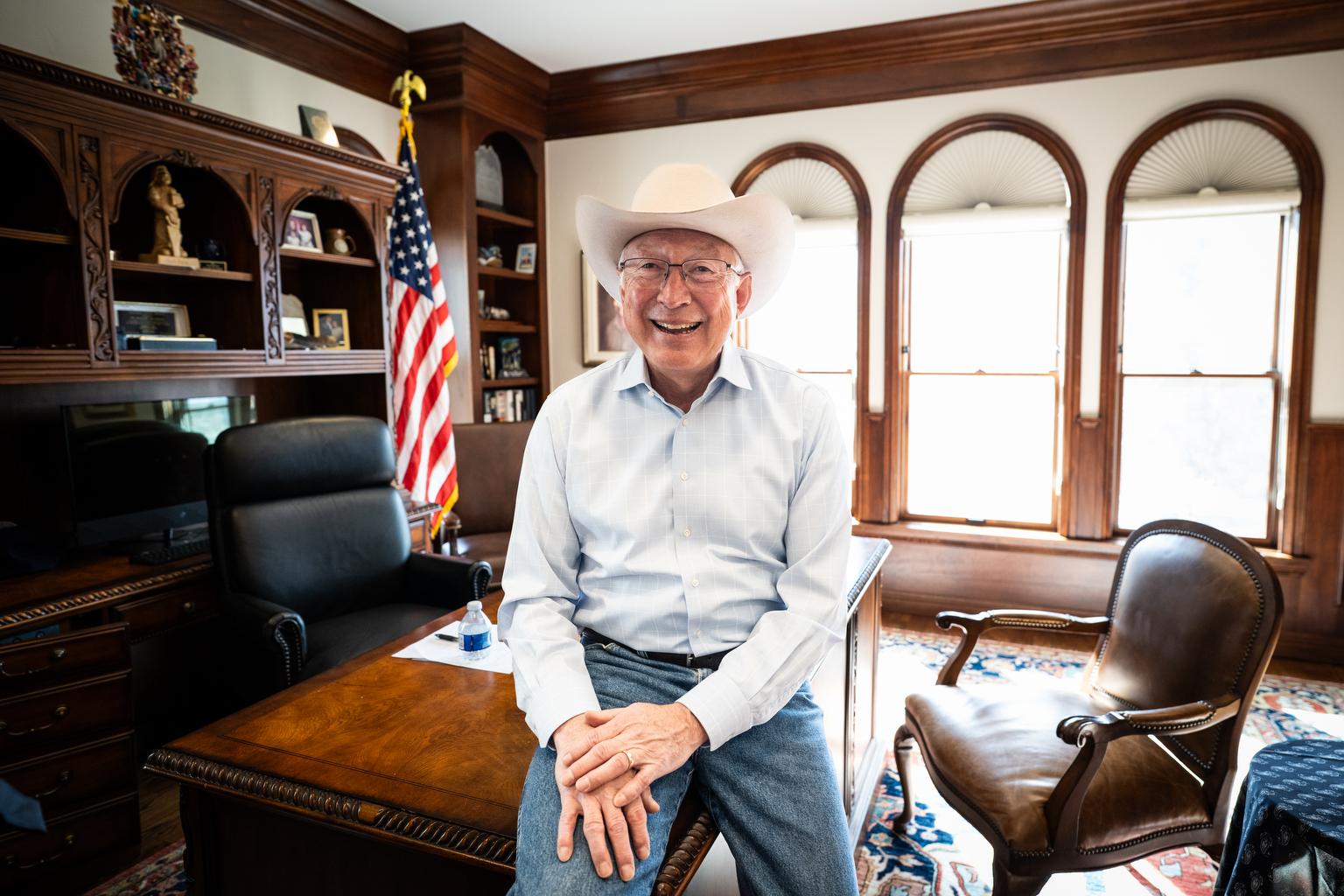 Former Ambassador to Mexico Ken Salazar in his Denver home